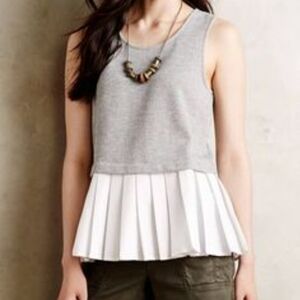 Anthro Sundays in Brooklyn Teresa Peplum Blouse XS